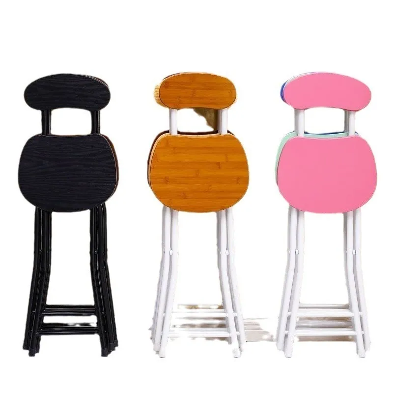 X&D Lightweight And Easy To Store Aluminum Alloy Folding Chair Home Dining Chair Backrest Chair Balcony Portable Folding Chairs - Image 5