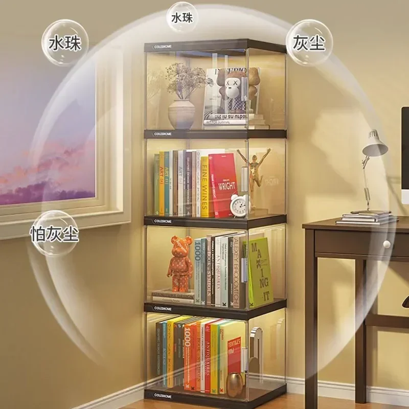 Display Bookshelf for Living Room, Console Storage, Storage Cabinets, China Magazine Racks, Luxury Gabinete Salon Furniture - Image 2