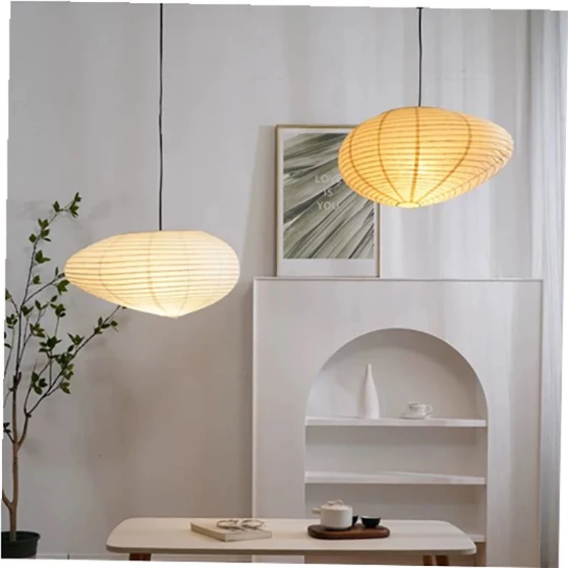 Nordic Pear Design Paper Led Pendant Lights for Living Dining Room Bedroom Coffee Tables Home Decor Simple Hanging Luminaires