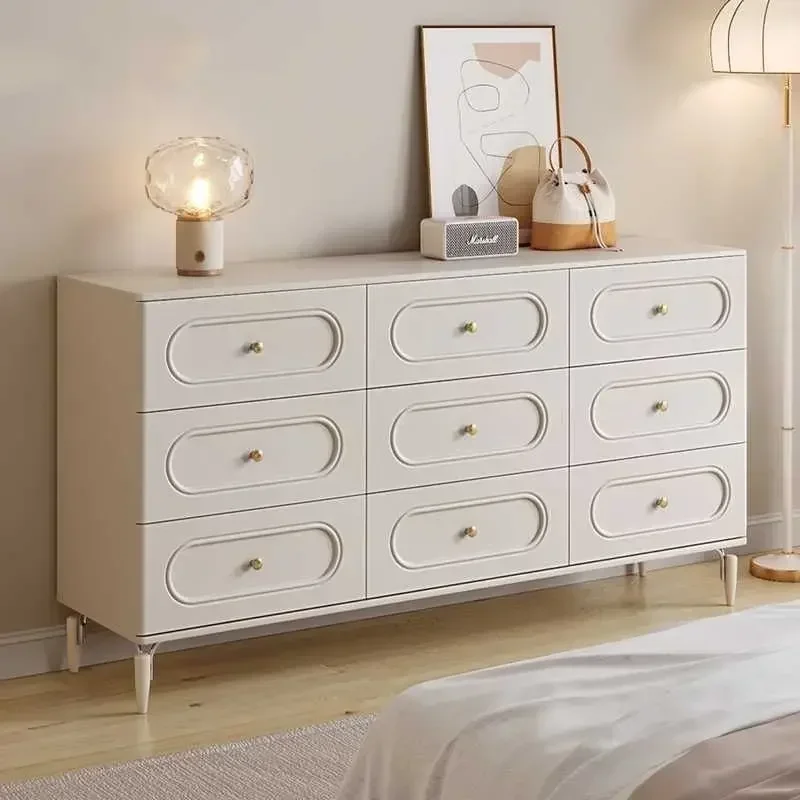 62" Large Buffet Sideboard Cabinet with 9 Drawers, Buffet Table Bedroom Storage Cabinet, Multifunctional Cabinet for living Room