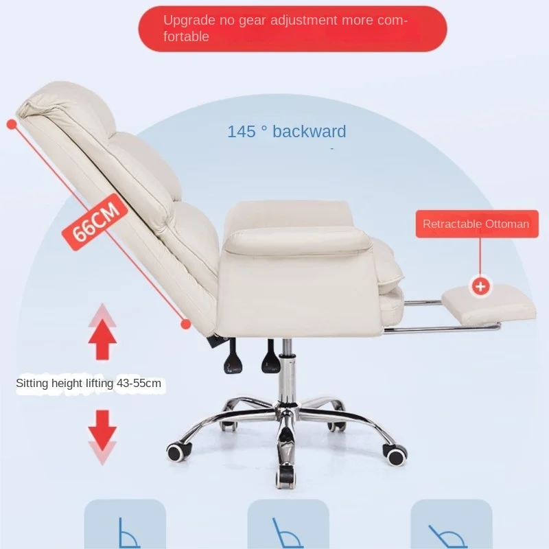 OLEVO Computer Chair Bedroom Office Chair Live Desk chair Comfortable Sedentary Reclining Ergonomic Gaming Chair Game Stoelen - Image 4