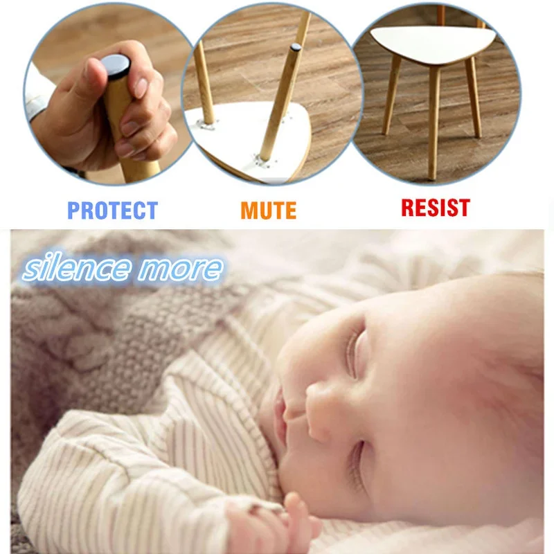 Chair Pads Floor Protector Rubber Feet Furniture Legs Table Felt Pad Seat Self-Adhesive Easy Move Heavy Furnitures Slider Glides - Image 3
