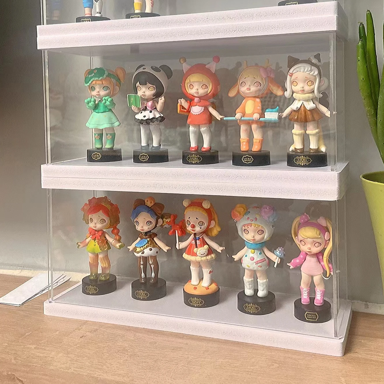 Blind Box Display Cabinet Storage Display Rack Hand-Made Dust-Proof Acrylic Transparent Display Box Storage Building Block Rack - Image 3