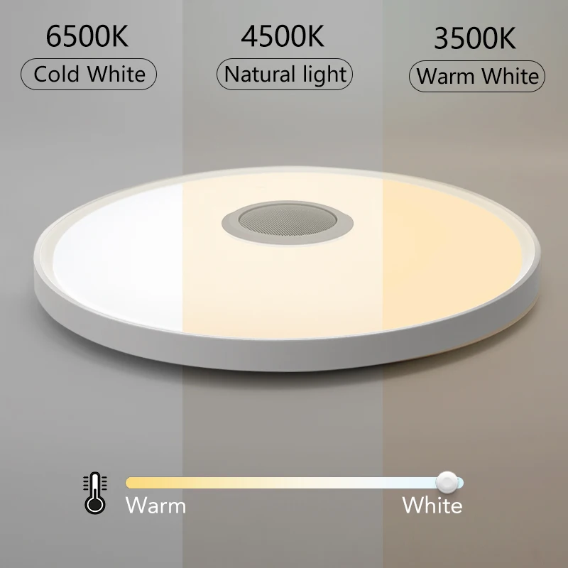 65W TUYA Smart APP Ceiling Lamp LED Music Light Speaker RGB Dimmer Remote Control Bluetooth WIFI 220V 45W 62W Bedroom Home Decor - Image 4