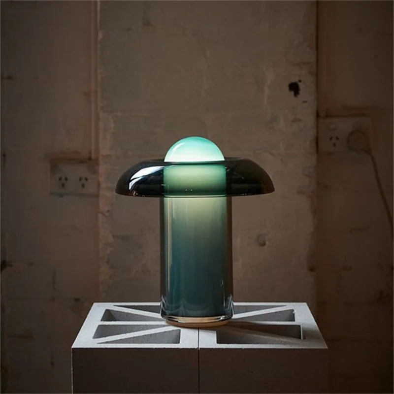 SAMAN Nordic Modern Creative Green Table Lamp LED Desk Lighting Decorative for Home Living Room - Image 3
