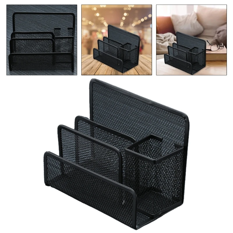 Brochure, Literature, File Storage Organizer for Desktop for Document Envelope Pen Holder +Multi-Layer File Holder - Image 3