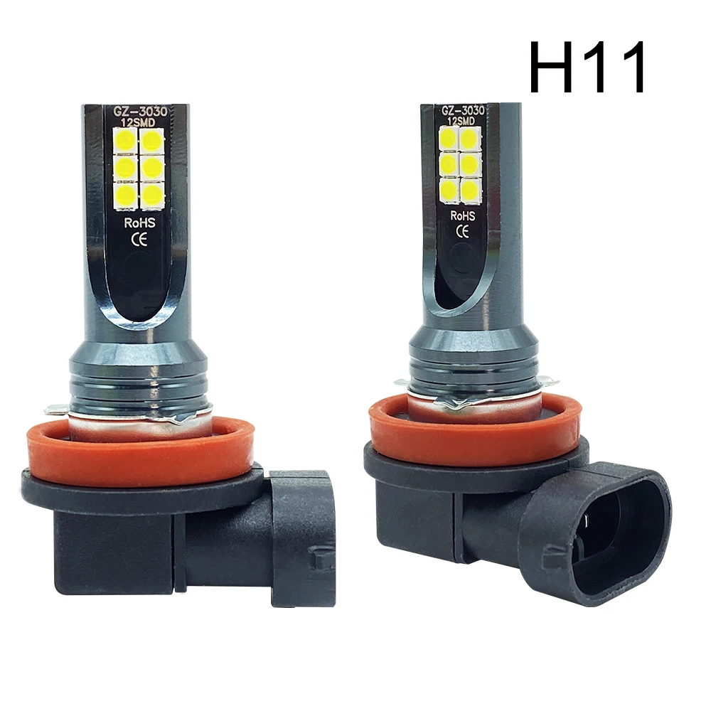 2Pcs H4 H7 LED Headlight H11 H8 H9 H1 H3 Car Fog Light LED Bulbs 9005 9006 Hb3 Hb4 Auto Driving Running Lamps 12000LM 12V 6000K - Image 5
