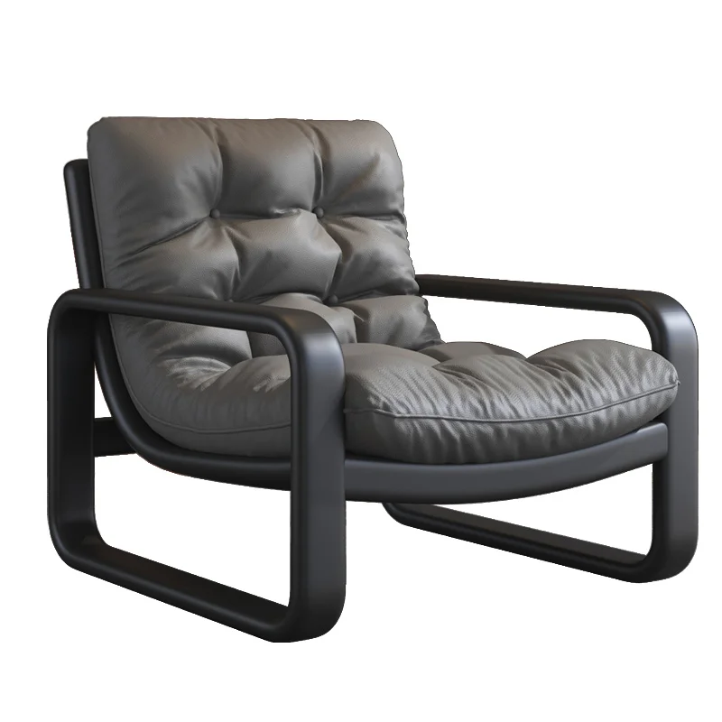 Bedroom Armchair Throne Chair Room Lounge Design Balcony Furniture Cheap Relax Armchairs Leather Wheel Muebles Floor Upholstered - Image 3