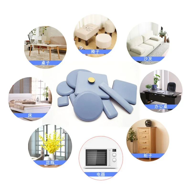 Chair Pads Floor Protector Rubber Feet Furniture Legs Table Felt Pad Seat Self-Adhesive Easy Move Heavy Furnitures Slider Glides - Image 5