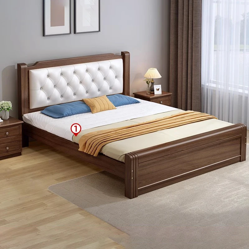 Garden Baby Queen Beds Patio Size Princess Double Wood Circle Beds Nordic Cheap Adults Camas Dormitorio Furnitures For Bedroom - Image 3