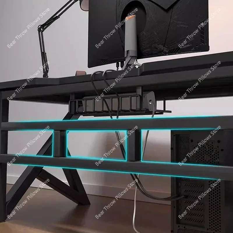 Conference Accessories Computer Desks Black School Supplies Standing Gaming Desk Executive Study Mesa De Escritorio Furniture - Image 4