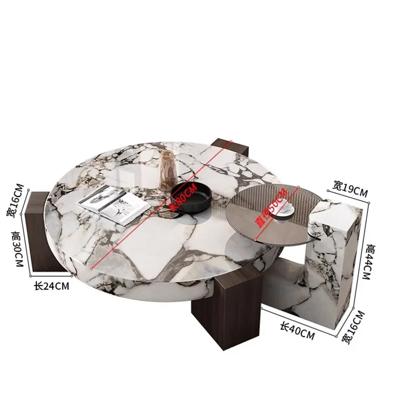 Bedside Living Room Side Table Mobile Dropshipping Center Accent Luxury Dining Tables Round Nordic Mesitas De Noche Furniture - Image 6