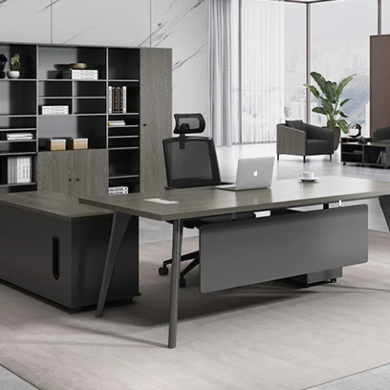 Corner Computer OfficesOffice Desks Writing Table Gaming Minimalist Workstation L Shaped Modern Work Home Escritorio Furniture - Image 3