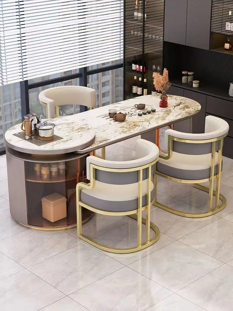 Armchair Luxury Dining Chair Restaurant Hotel Throne Relax Dinning Chair Office Accent Chaise Salle A Manger Nordic Furniture - Image 6