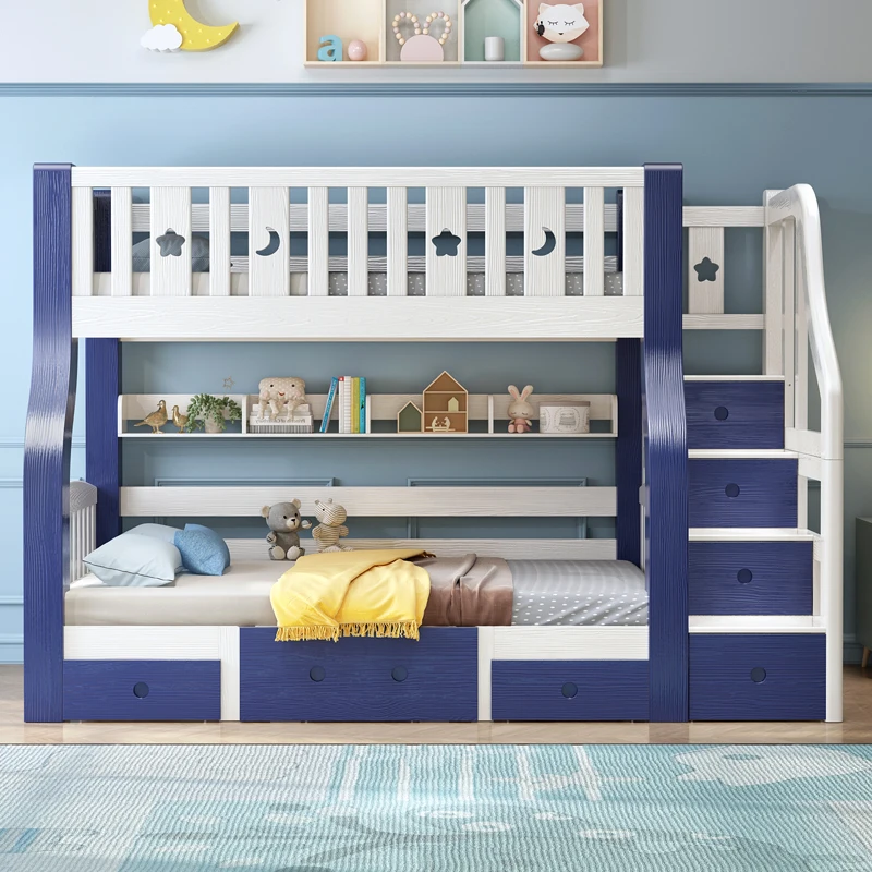 beds children bunk hostel kids children bedroom furniture bunk beds - Image 2