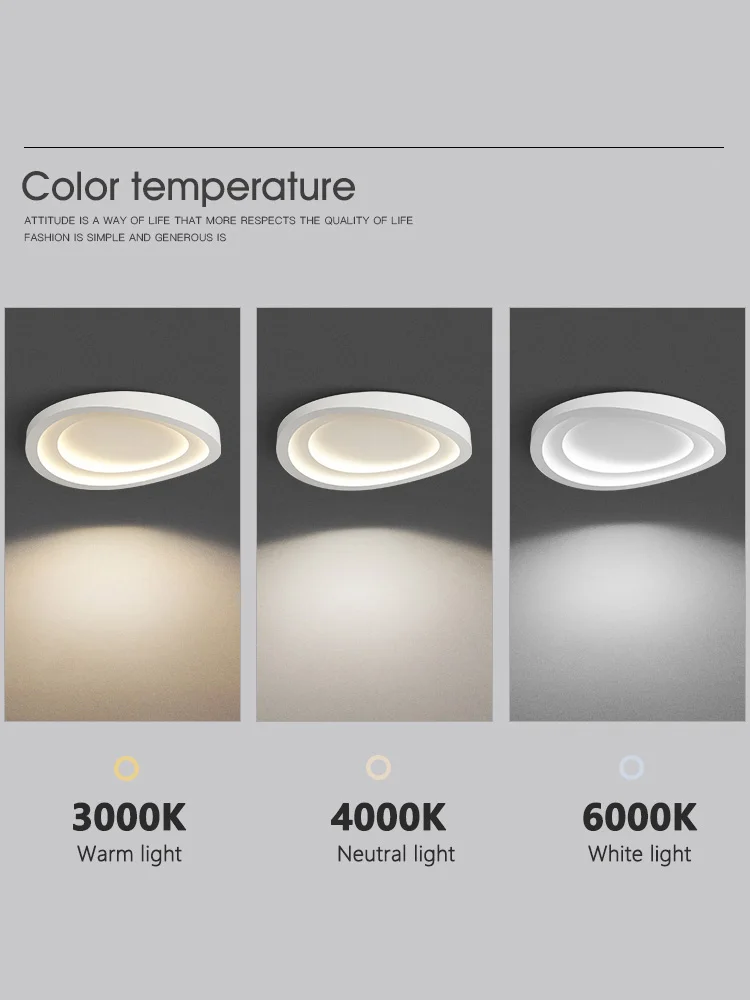 Bedroom lamp 2024 new room lamp simple modern living room lamp study LED master bedroom ceiling light - Image 5