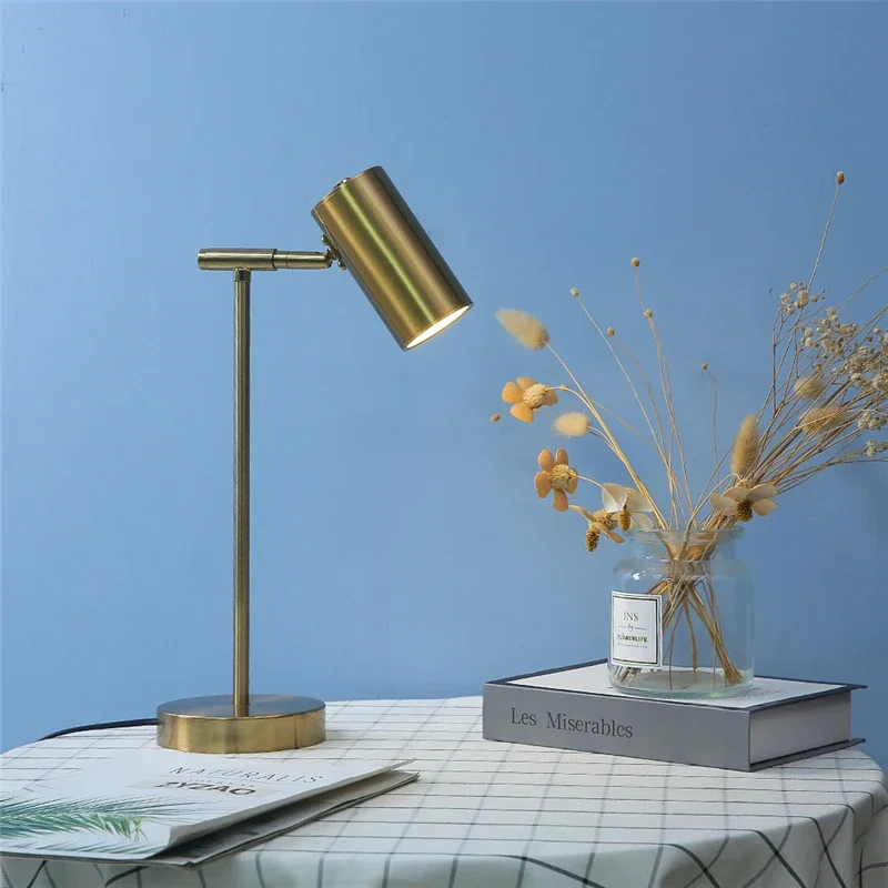 Modern Creative Golden Table Lamps Eye Protection Study Reading Desk Lamp Nordic Living Room Bedroom Bedside Decor Table Light - Image 4