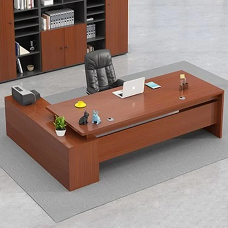 Executive Desk Study Table Office Work Bedroom Home Tables Modern L Shaped Gaming Room Desks Computer Offices Minimalist Corner