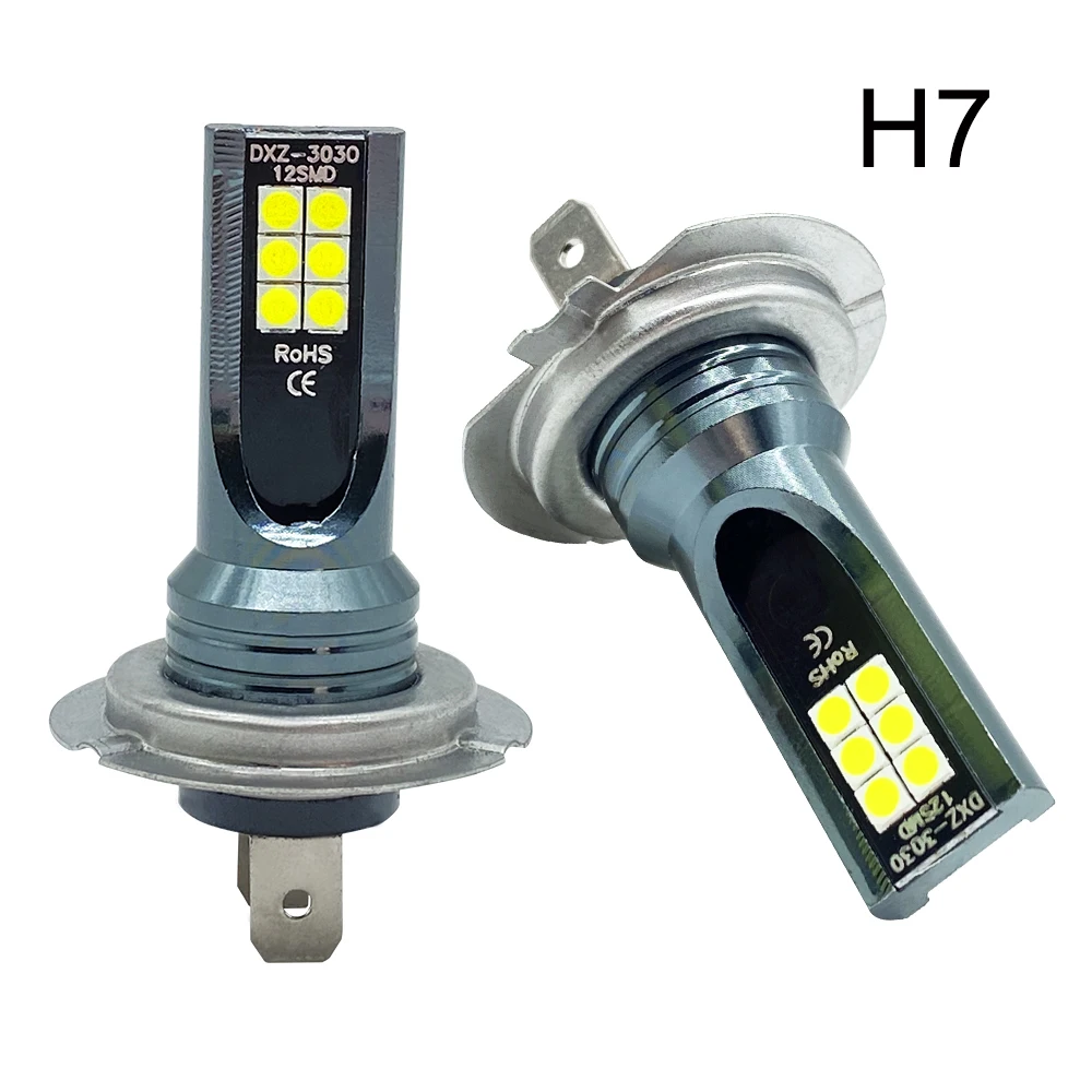 2Pcs H4 H7 LED Headlight H11 H8 H9 H1 H3 Car Fog Light LED Bulbs 9005 9006 Hb3 Hb4 Auto Driving Running Lamps 12000LM 12V 6000K - Image 3
