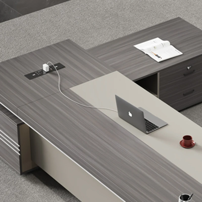 Multifunction Home Furniture Desk Office Work Computer Offices Executive Conference Writing Reception Computadora Room Modern - Image 4