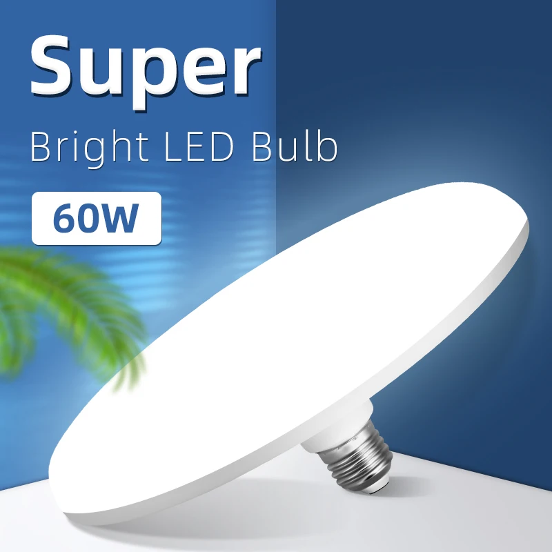 Fluorescent Bulb E27 Home Leds 220v Lamp Indoor Lighting Bulbs Round Super Bright Living Room UFO Shape Lights Ceiling lamps Led - Image 6