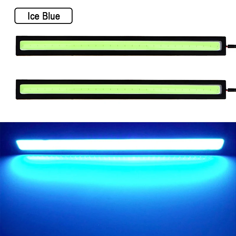 6 pieces Super Bright 17cm LED COB Fog Daytime Running Light Waterproof 12V 6500K Car Light Auto Interior Styling Bar Lamp - Image 6