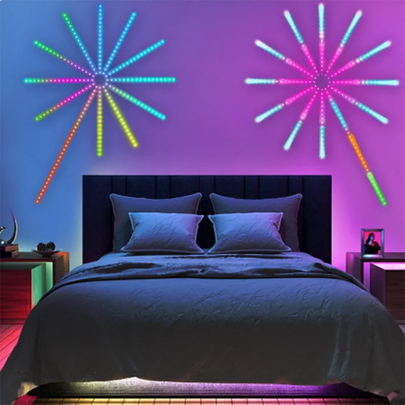 NEW Rgbic Firework Led Strip Light Bluetooth Smart Neon Strip APP Led Lights Strips Usb 5V Led Strips Christmas Party Decoration - Image 5