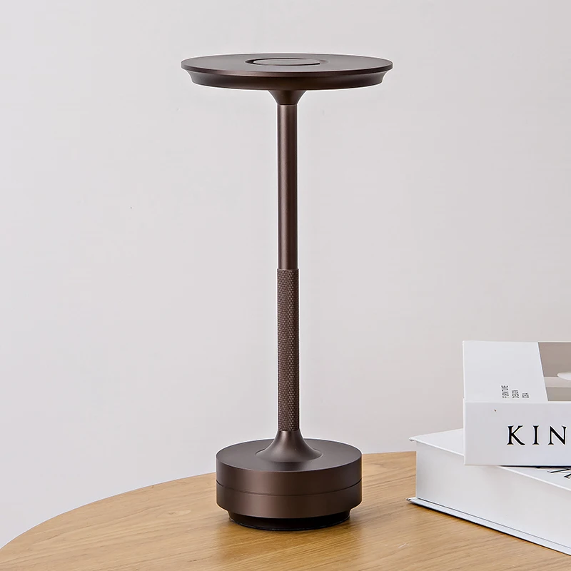 Nodic Cordless Table lamp for Bedroom rechargeable desk lamp beside table Stepless table lamp Vintage modern desk lamp