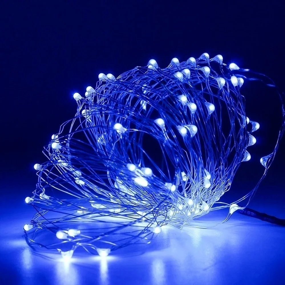 10pcs 6pcs Copper Wire LED String Lights Holiday Fairy Lights Garland Christmas Tree Decor Wedding Party DIY Natal Navidad 2022 - Image 5