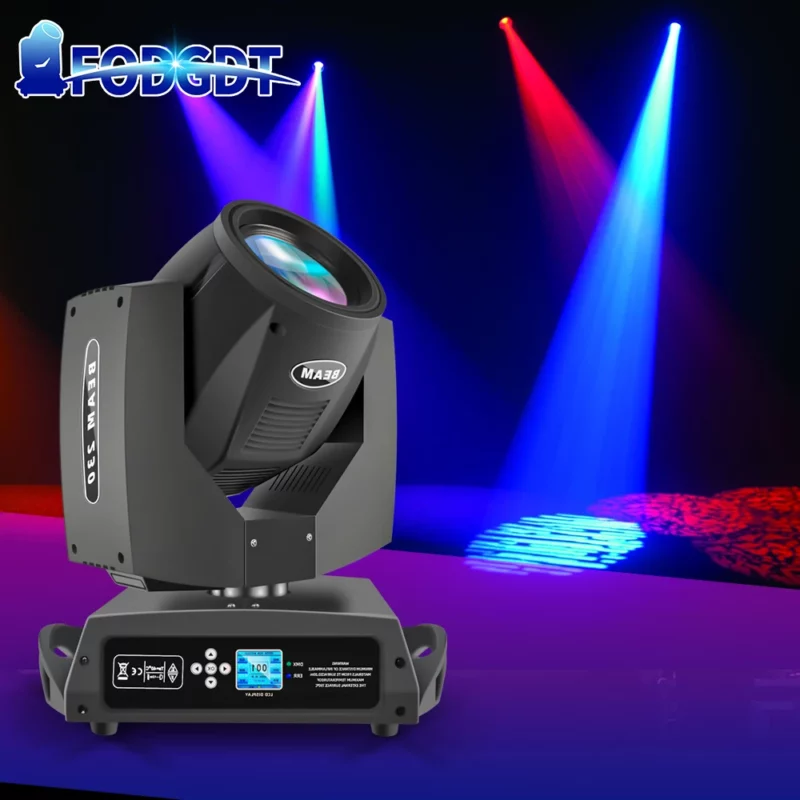 2PCS 230W 7R Beam Flightcase Moving Head Lights DMX512 Control Professional Spot Lighting With Prism Wedding For Disco Dj Stage