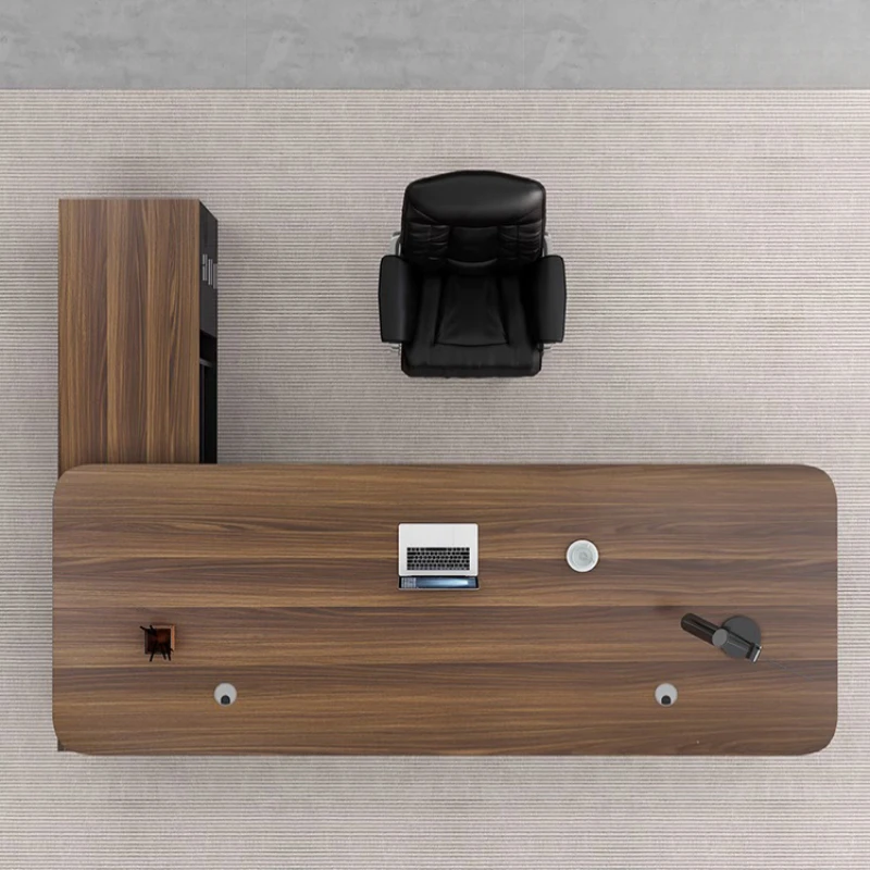 Executive Room Offer Organizer Office Desks Workshop Gaming Computer Reading Conference Bedroom Work Furniture L Shaped Desk - Image 6