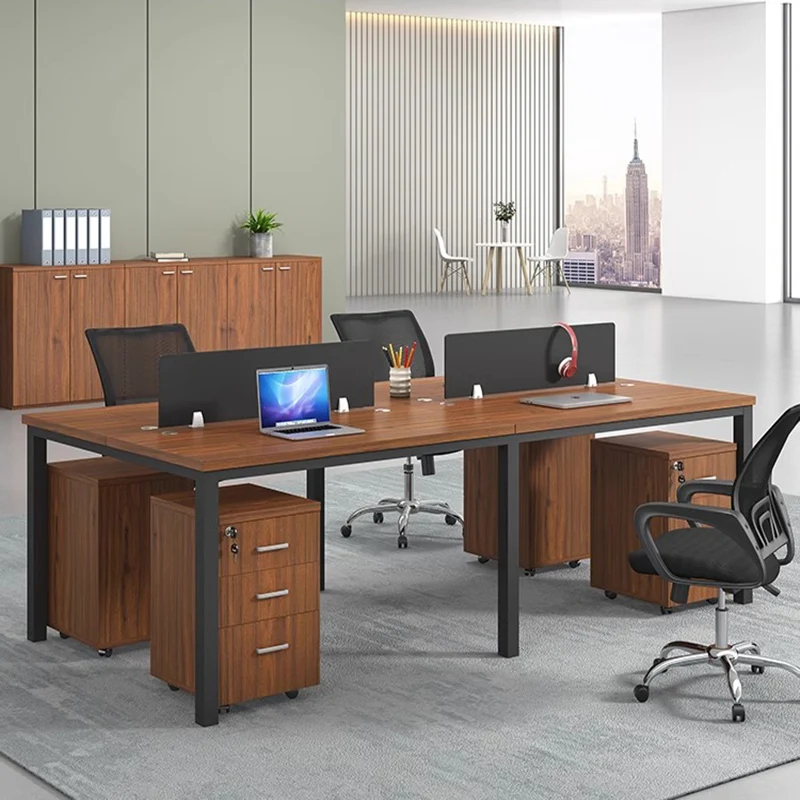 Executive Coffee Office Desk Reception Conference Kawaii Free Shipping Office Desk Corner Monitor Rangement Bureau Furniture - Image 4
