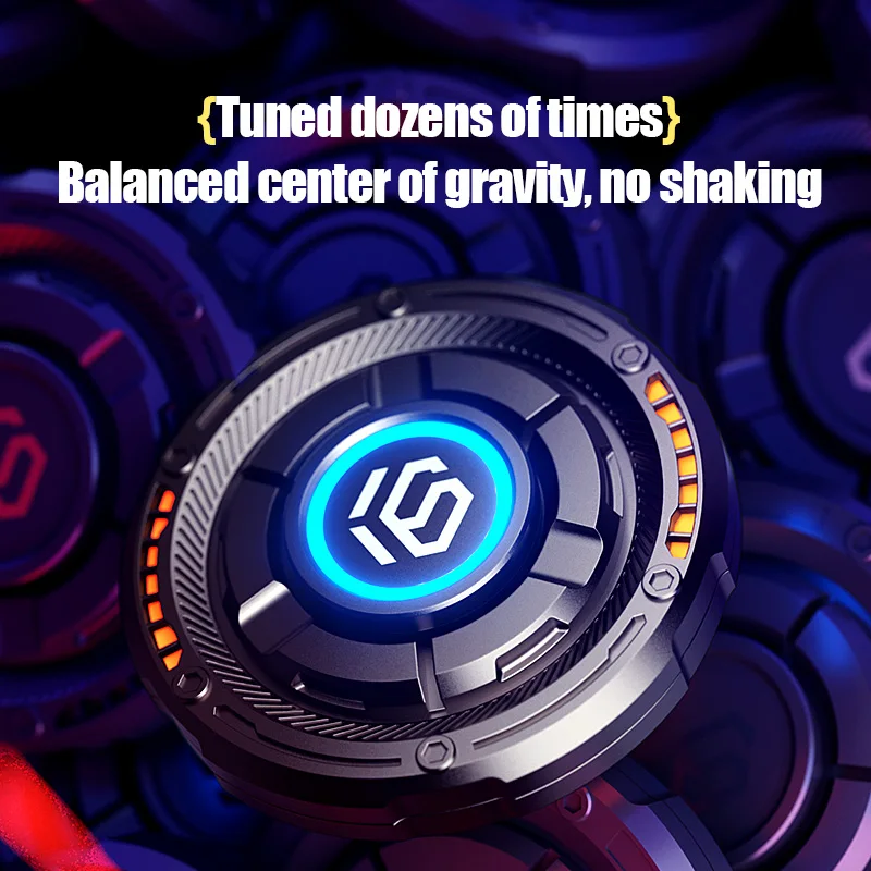 Fidget Spinner Papa Coin Push Card Stress Reliever Toys Metal Fingertip Gyroscope Spinning Top Desk EDC for Adults Kids Gift - Image 3