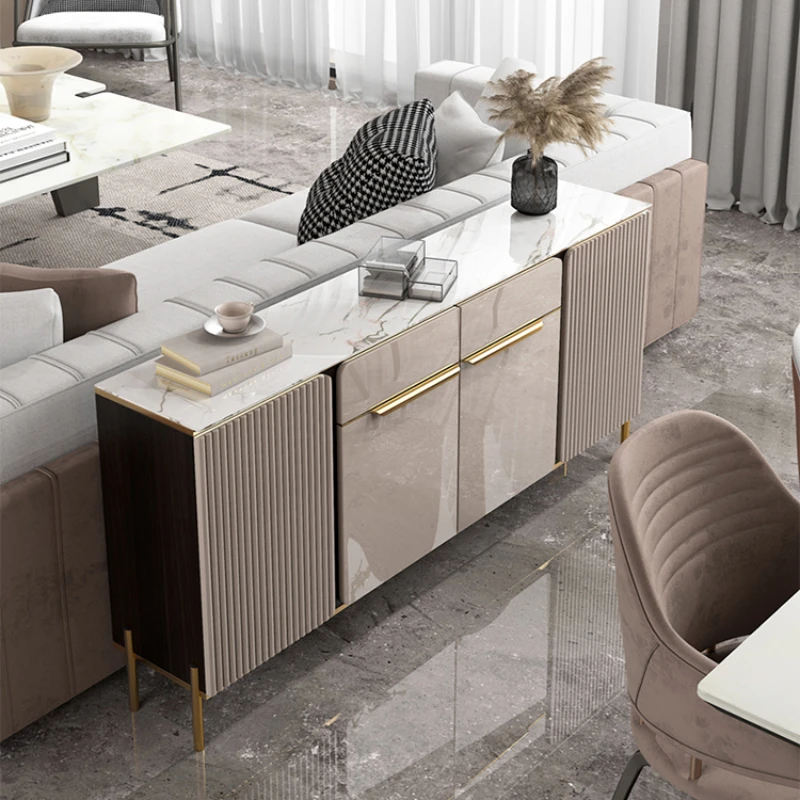 Organizer Dresser Living Room Cabinet Storage Mobile French Closet Cabinet Luxury Buffet Armoires De Salon Modular Furnitures - Image 2