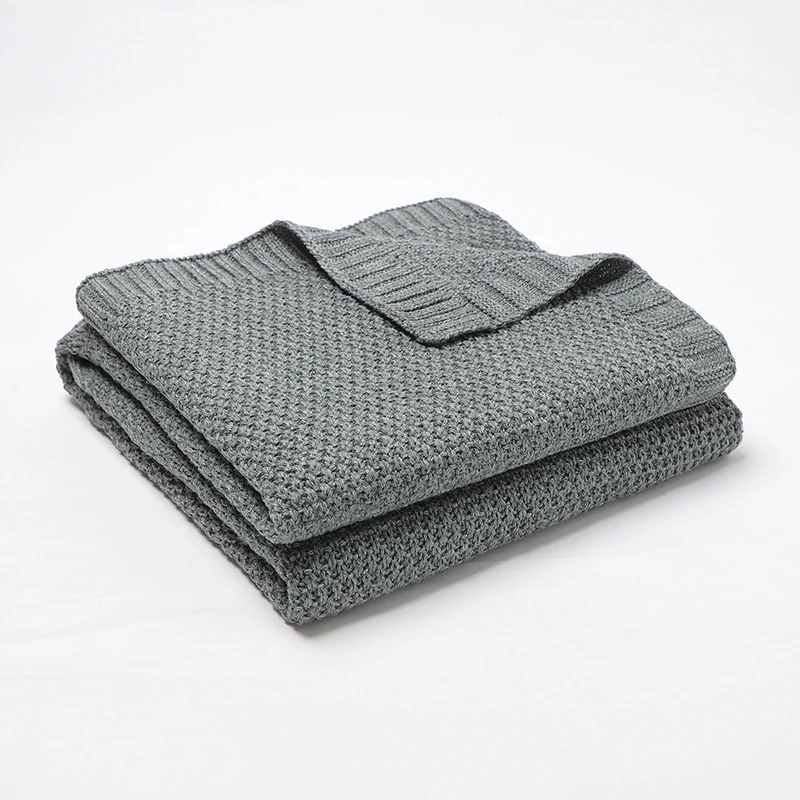 Baby Blanket Knitted Newborn Swaddle Wrap Blankets Super Soft Toddler Infant Bedding Quilt For Bed Sofa Basket Stroller Blankets - Image 3