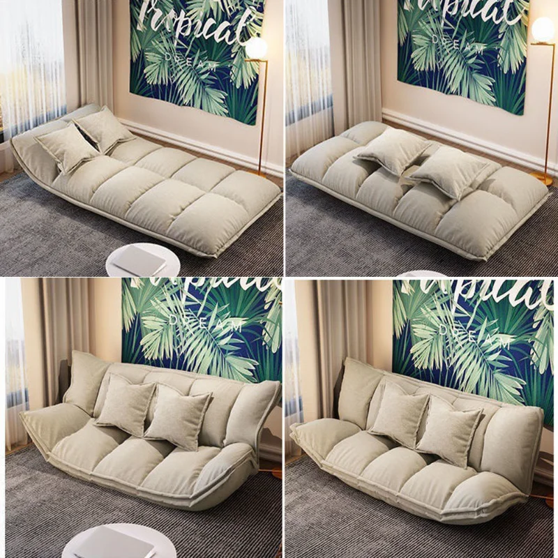 Lazy Tatami Bedroom Large Sofa Apartment Leisure Balcony Dormitory Folding Mattress Sofa Sleeper Sofa Set Living Room Furniture - Image 2