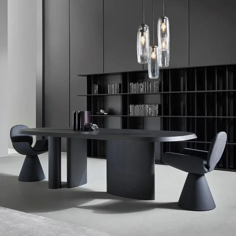 Unique Designer Dining Chair Black Modern Living Room Comfortable Armrest Chairs Dormitorio Luxury Cadeiras De Jantar Furniture - Image 3