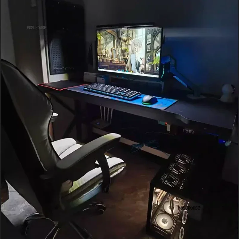 Nordic Wooden Computer Desks Simple Office Furniture Desktop ESports Gaming Desks Bedroom Home Student Study Writing Tables A - Image 5