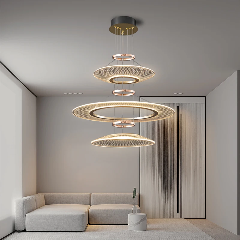 Ceiling Lights for Living room double Pendant Lights for Kitchen Island Hotel Restaurant Chandeliers LED Hanging Ceiling Lamp - Image 3