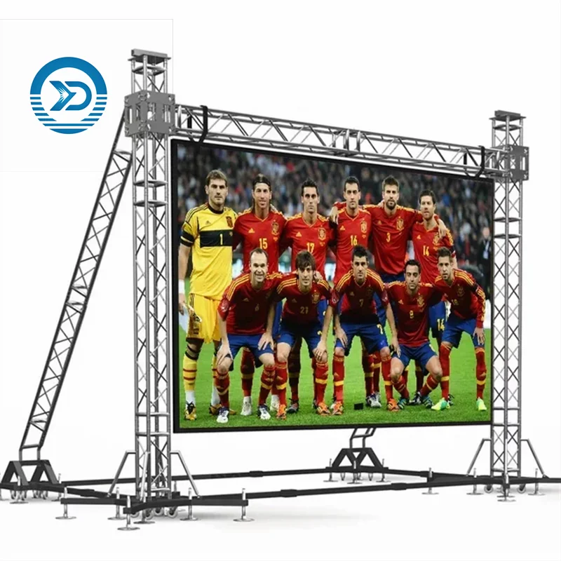 Factory direct sales P2.604 outdoor rental display 500*500mm cabinet high refresh modular splicing die-cast aluminum cabinet - Image 5