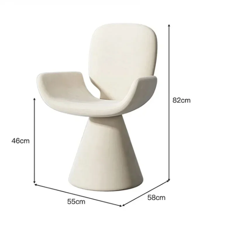 Nordic Accent Dining Chairs Kitchen Living Room Modern Hotel Waiting Dining Chair Relax White Sillas Para Comedor Home Furniture - Image 6