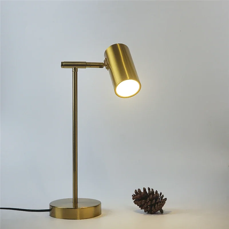 Modern Creative Golden Table Lamps Eye Protection Study Reading Desk Lamp Nordic Living Room Bedroom Bedside Decor Table Light - Image 2