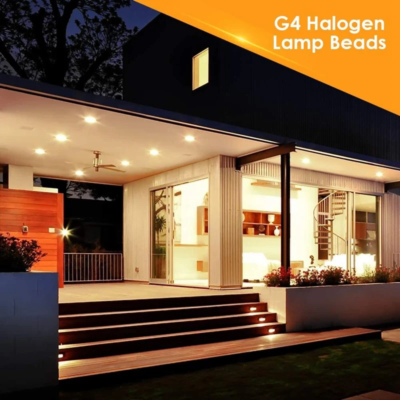 20 Pcs G4 Halogen Bulbs,20W 12V Halogen Light Bulbs 2 Pin Clear Lamp Bulb,For Cooker Lighting,Signal Lights,Track - Image 4