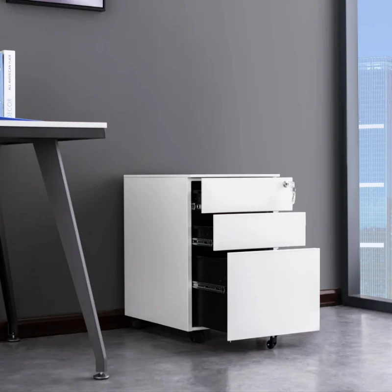 portability Filing Cabinets Storage Office Organizer Metal Lockable Filing Cabinets Metal Archiveros Metalicos Office Furniture - Image 3