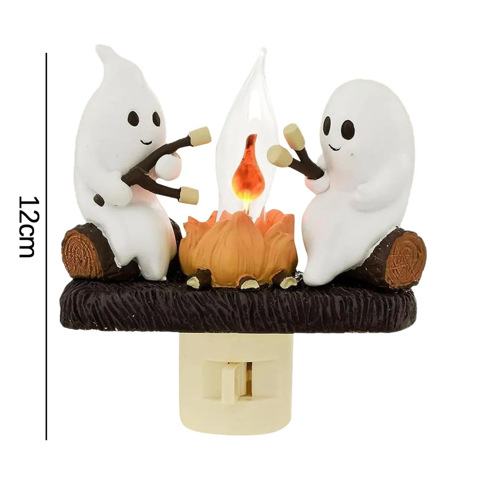 Bonfire Flickering Night Light Bonfire Flame Halloween Night Light 3D LED Small Electric Simulation Bonfire Star Night Light - Image 6