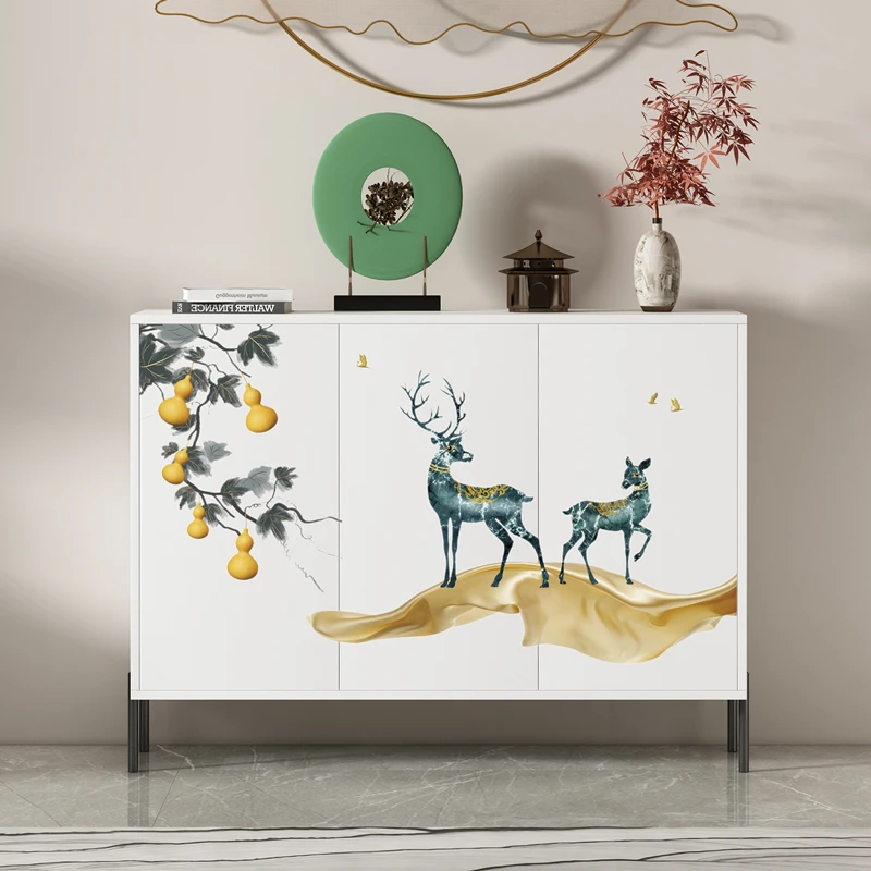 Sideboard Accent Living Room Cabinets Kitchen Closet Entryway Display Locker Cabinet Dollhouse Nordic Meuble Buffet Furniture - Image 2