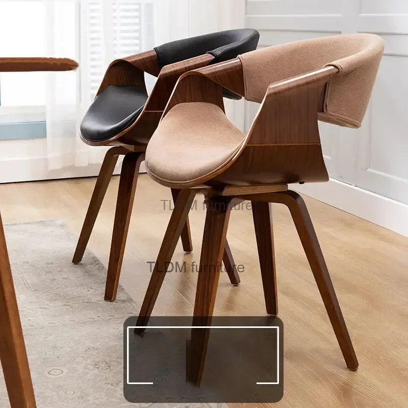 Italian Restaurant Home Dining Chairs Creative Kitchen Designer Backrest Armchair Minimalist Living Room Furniture Leisure Chair