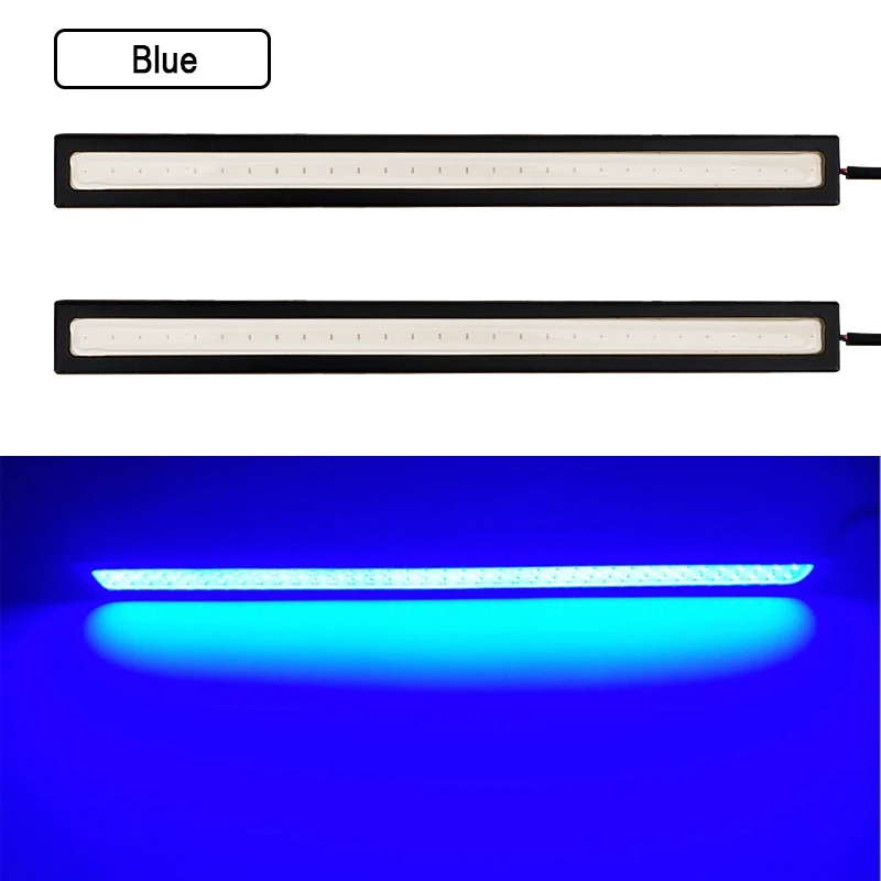 6 pieces Super Bright 17cm LED COB Fog Daytime Running Light Waterproof 12V 6500K Car Light Auto Interior Styling Bar Lamp - Image 5