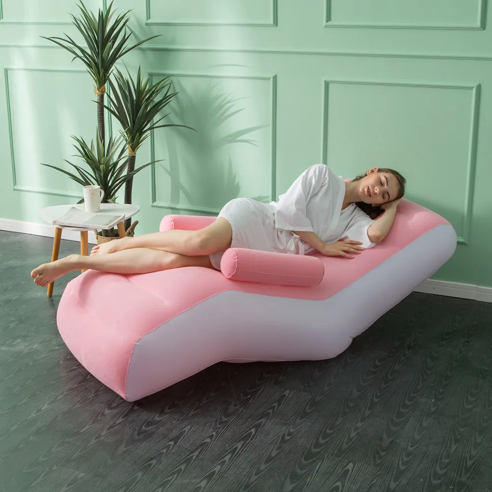 Foldable and Portable Inflatable Sofa - Perfect for Indoor and Outdoor Use Garden Furniture Terrace Bed Air Patio Set Armchair - Image 3