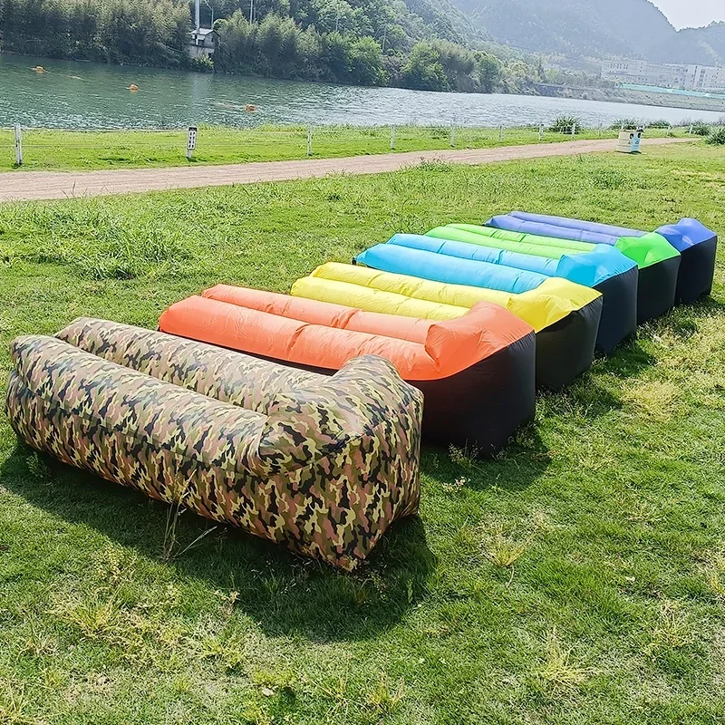 Trend Outdoor Products Fast Infaltable Air Sofa Bed Good Quality Sleeping Bag Inflatable Air Bag Lazy bag Beach Sofa 240*70cm - Image 6